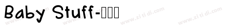 Baby Stuff字体转换